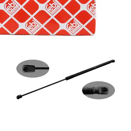 febi 49238 Heckklappend&auml;mpfer Gasfeder Gasdruckd&auml;mpfer f&uuml;r OPEL Corsa E 5-T&uuml;rer 13428038