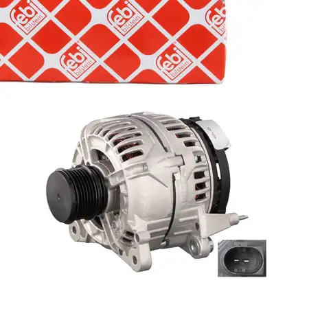 febi Lichtmaschine 12V 140A f&uuml;r AUDI A3 8P A4 B6 B7 VW Passat B6 B7 Golf 5 6 SEAT Ibiza 4