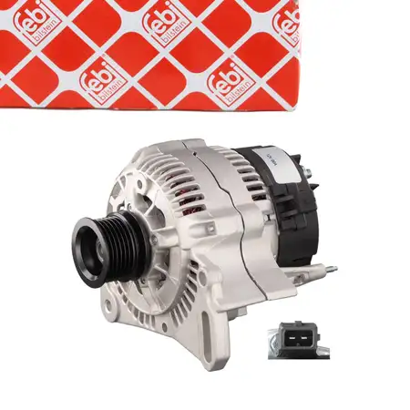 febi Lichtmaschine 12V 90A f&uuml;r VW Golf 3 4 Polo 3 Passat B3 B4 Caddy 2 Sharan SEAT Ibiza 2