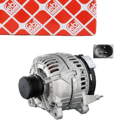 febi Lichtmaschine 12V 150A 120A f&uuml;r AUDI A3 A4 A6 VW Golf 4 Polo 3 4 SEAT Ibiza 3 4 Leon