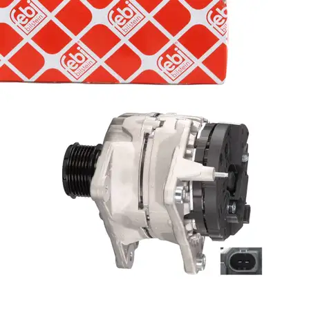 febi Lichtmaschine 12V 90/120A f&uuml;r AUDI A2 A3 VW Golf 4 Polo 3 4 Lupo 1 T5 SEAT Ibiza 3 4