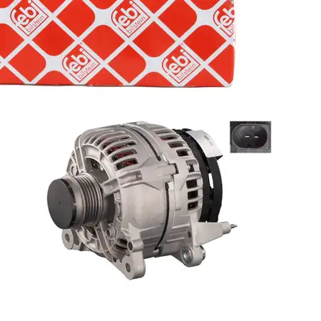 febi Lichtmaschine 12V 120A f&uuml;r AUDI A3 A4 A6 VW Golf 4 Polo 3 4 T5 Passat B5.5 SEAT Leon