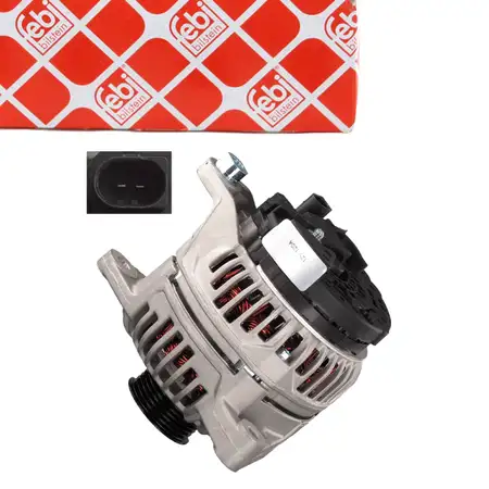 febi 101548 Lichtmaschine Generator 12V 120A f&uuml;r AUDI A4 B5 SKODA Superb 1 Passat B5/5.5