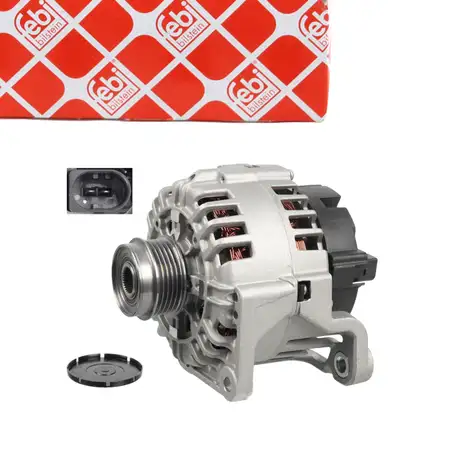 febi 101551 Lichtmaschine Generator 12V 140A f&uuml;r AUDI A4 B5 SKODA Superb 1 Passat B5/5.5