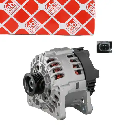 febi Lichtmaschine 12V 70A f&uuml;r SEAT Ibiza 3 4 Toledo 4 SKODA Fabia 1 2 Rapid Fox Polo 1.2