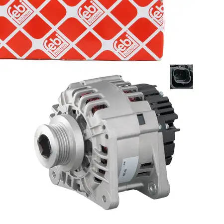 febi Lichtmaschine 12V 125A f&uuml;r NISSAN Micra 3 OPEL Vivaro A Renault Twingo 2