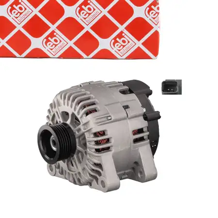febi Lichtmaschine Generator 12V 80A f&uuml;r CITROEN Berlingo C3-C5 PEUGEOT 207 307 308 1.6