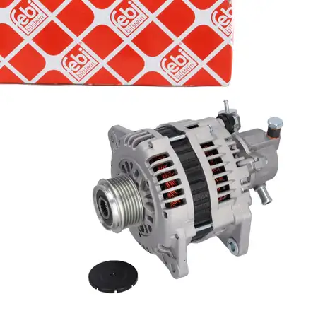 febi 187777 Lichtmaschine Generator 12V 100A f&uuml;r OPEL Astra H G Corsa C Meriva A Combo 1.7