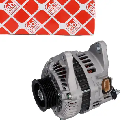febi Lichtmaschine Generator Autogenerator 12V 90A f&uuml;r MITSUBISHI L200/Triton 2.5 DI-D