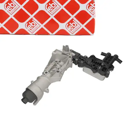 febi Oil Filter Housing + Filter + Cooler for MERCEDES W205 S205 1.6D OM626 OM654 6261800011