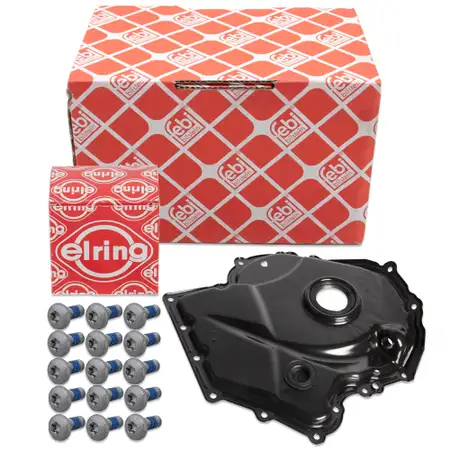febi Steuergeh&auml;usedeckel + Schrauben f&uuml;r VW Golf 7 Passat B7 B8 Tiguan T5 T6 1.8/2.0 TFSI