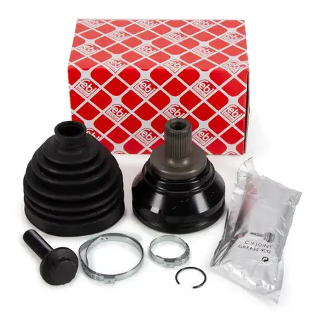febi Drive Shaft Joint Kit for VW Golf 5, 6, 7, 8; Passat B7; Audi 8P; SEAT (front, wheel side)