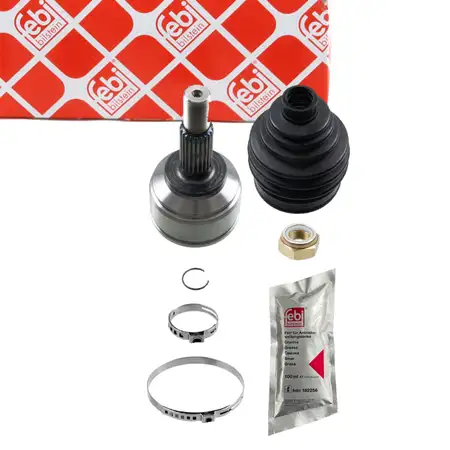 febi Gelenksatz Antriebswelle f&uuml;r RENAULT Clio 3 Grand/Modus Twingo 2 Vorne radseitig