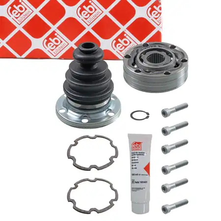 febi Gelenksatz Antriebswelle f&uuml;r VW Transporter T4 vorne rechts getriebeseitig 701498103A
