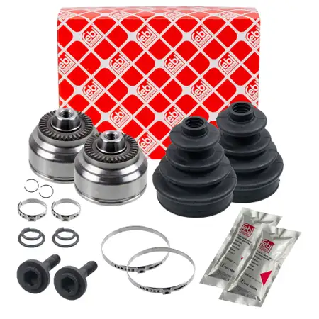 2x febi Gelenksatz Antriebswelle f&uuml;r BMW F10 F11 F07 F12 F13 F06 xDrive vorne radseitig