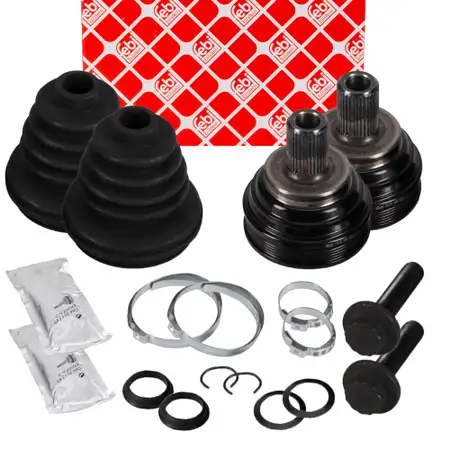 2x febi Gelenksatz Antriebswelle f&uuml;r VW Golf 5 6 7 Passat B6 B7 B8 Tiguan Touran radseitig