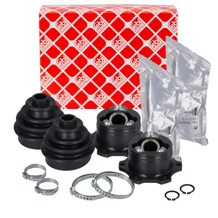2x febi Gelenksatz Antriebswelle f&uuml;r VW Passat B5 B5.5 AUDI A4 B6 A6 vorne getriebeseitig