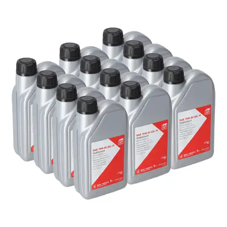 12L febi 180073 75W80 GL-4 Getriebe&ouml;l f&uuml;r BMW FIAT FORD LAND ROVER NISSAN PSA VOLVO VW