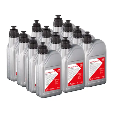 12L febi 184247 70W80 GL-5 Getriebe&ouml;l Achsgetriebe&ouml;l Differential f&uuml;r BMW G3 G5