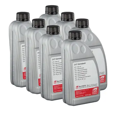 7L 7 Liter febi 27975 Getriebe&ouml;l CVT-Automatikgetriebe GELB f&uuml;r FORD MERCEDES VW