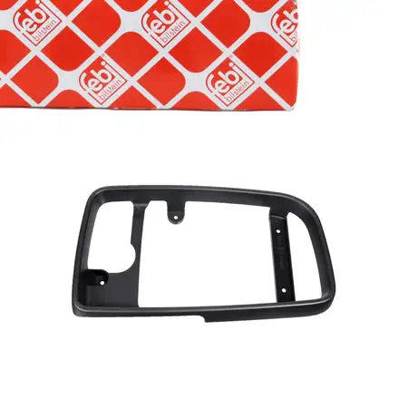 febi 102560 Rahmen SCHWARZ Au&szlig;enspiegel f&uuml;r MERCEDES Sprinter B906 VW Crater 2E 2F links