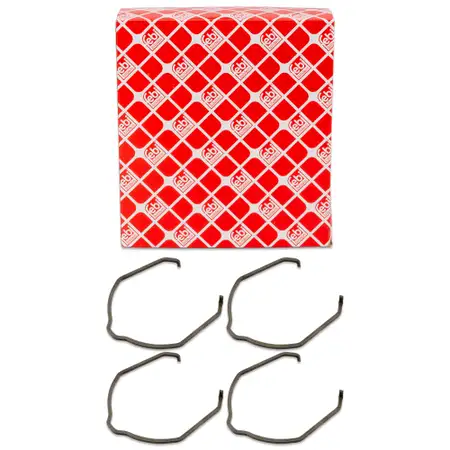 4x febi 49755 Halteklammer Ladeluftschlauch f&uuml;r VW Golf 4 5 6 Passat Polo Touran Touareg