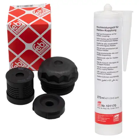 febi Hydraulikfilter Haldex Kupplung + 275ml febi Haldex-&Ouml;l f&uuml;r VW Golf 4 8L Leon 1
