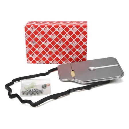 febi 100250 Hydraulikfilter + Dichtung + &Uuml;berlaufrohr 7-Gang 722.9 f&uuml;r MERCEDES