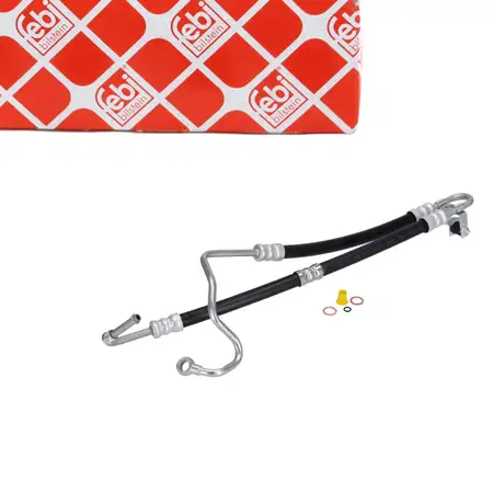 febi 185664 Hydraulikschlauch Servoleitung Lenkgetriebe f&uuml;r BMW 3er E46 320-330i M52 M54