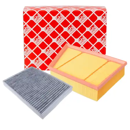 febi Innenraumfilter + Luftfilter f&uuml;r LAND ROVER Range Rover Evoque L538 2.0 2.2 D