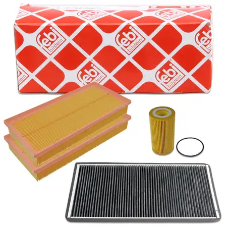 febi Filterset Filterpaket 3-tlg f&uuml;r LAND ROVER Range Rover 3 L322 4.4 D 4x4 313 PS