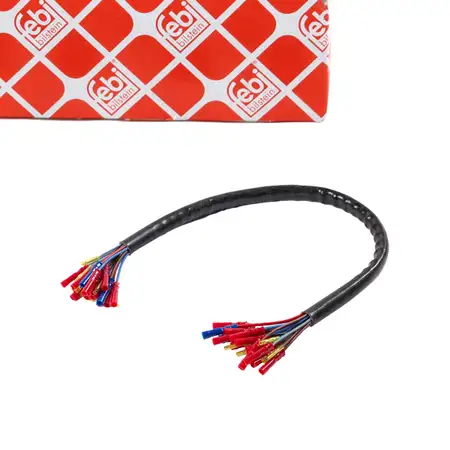 febi 107070 Kabelbaum Satz Kabel Rep.-Satz Beifahrert&uuml;r f&uuml;r VW Transporter T4 vorne rechts
