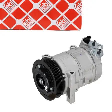 febi Klimakompressor f&uuml;r OPEL Combo FIAT Doblo Punto Fiorino LANCIA Delta 3 1.3 1.4 1.6