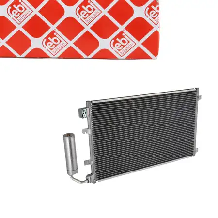 febi 197616 Kondensator Klimaanlage + Trockner f&uuml;r NISSAN Qashqai 1 92100JD00A