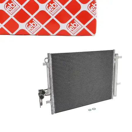 febi Kondensator Klimaanlage + Trockner f&uuml;r FORD Mondeo 4 VOLVO S60 2 S80 2 V40 V60 1