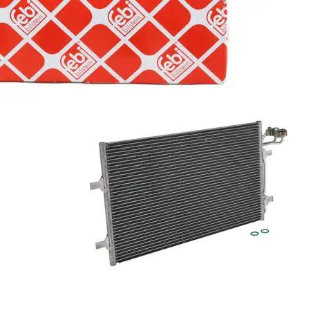 febi 198909 Kondensator Klimaanlage Klimakondensator f&uuml;r VOLVO C30 S40 1 2 V50 31356002