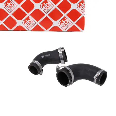 2x febi 188167 Intercooler Hose for FORD Focus 3, C-Max 2, and Kuga 2 2.0 TDCi