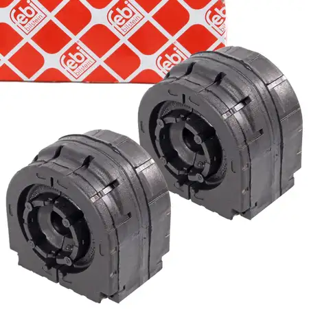 2x febi 173510 Lagerbuchse Stabilisatorlager f&uuml;r PORSCHE Panamera (970) hinten 97033379206
