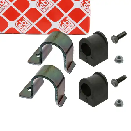 2x febi 36701 Stabilisatorlager 22mm + Halter f&uuml;r MERCEDES Sprinter 2-t 3-t B901-903 vorne