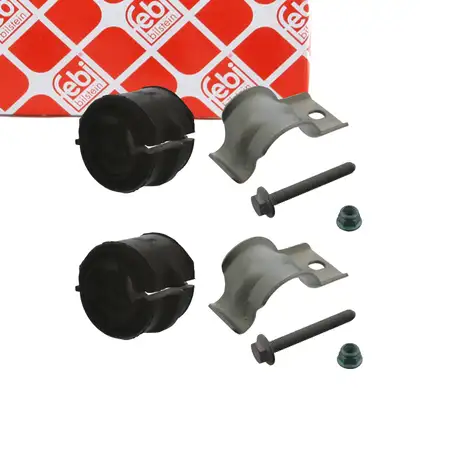 2x febi 37765 Stabilisatorlager + Halterung f&uuml;r CITROEN Berlingo PEUGEOT 306 Partner vorne