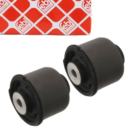 2x febi 34748 Achsk&ouml;rperlager Achslager Hinterachslager f&uuml;r FORD 6 MK6 hinten 1805815