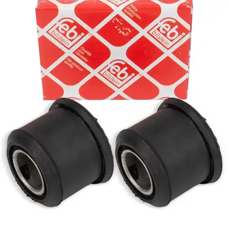 2x febi 08002 Querlenkerlager f&uuml;r MERCEDES S-Klasse W126 C126 Vorderachse vorne 1263335414