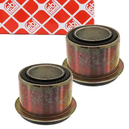 2x febi Querlenkerlager Lager f&uuml;r IVECO Daily 2 35-8 35-12 Vorderachse oben 93807641