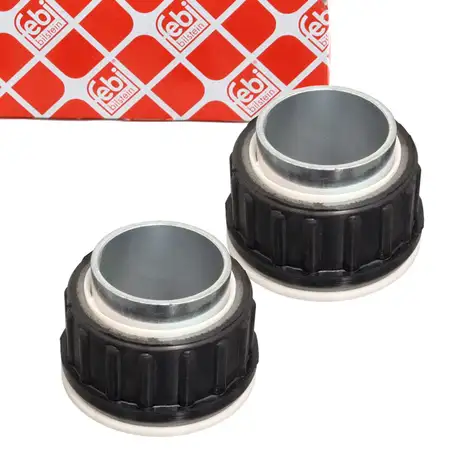 2x febi Querlenkerlager Lager Buche f&uuml;r IVECO Daily 2 3 Vorderachse oben 93810239