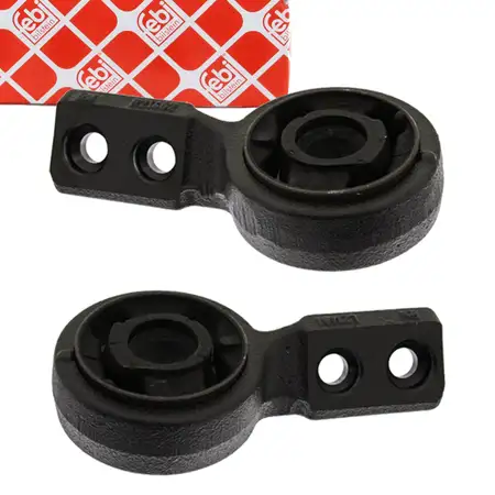 2x febi Querlenkerlager St&uuml;tzlager f&uuml;r BMW 3er E36 Z3 ohne M-Technik Vorderachse unten