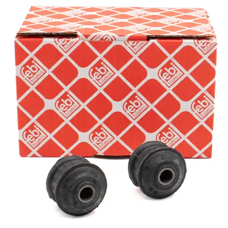 2x febi 15898 Achsk&ouml;rperlager Motortr&auml;gerlager f&uuml;r AUDI 80 Cabrio Coupe B4 hinten