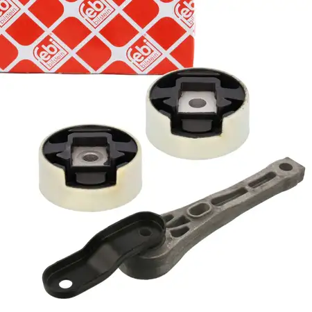 febi Motorlager Set f&uuml;r VW Passat 1.4 TSI 1.6 FSI mit 6-Gang Schaltung hinten unten + oben