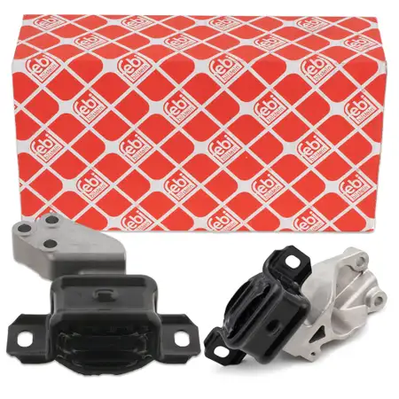 2x febi engine mounts for SMART ForTwo (451) 1.0 / Turbo / Brabus + electric