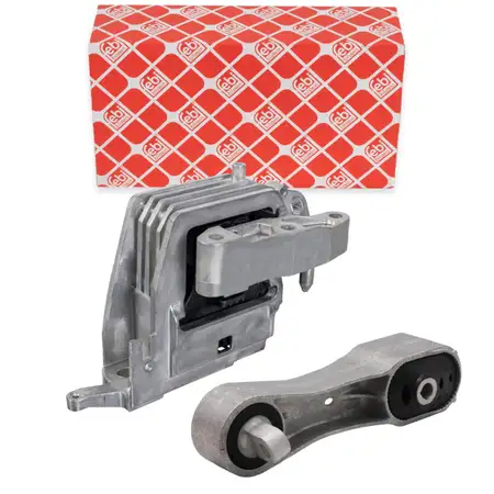 2x febi Motorlager f&uuml;r BMW F40 F44 F45 F46 X1 F48 X2 F39 MINI Countryman F60 B47