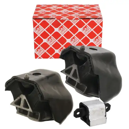 2x febi Motorlager + Getriebelager f&uuml;r MERCEDES Sprinter 2.2 CDI B906 B907 B910 OM651